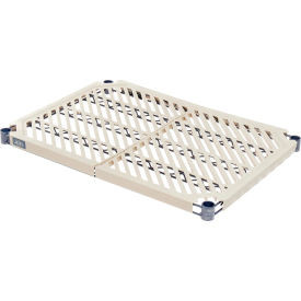 Nexel, Nexelite;, Vented Plastic Mat Shelf, 72"W x 18"D
