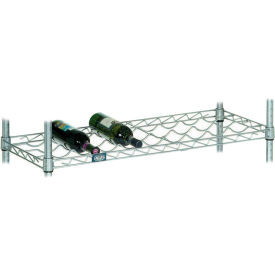 Nexel WS1436C Chrome Wine Shelf 36"W x 14"D