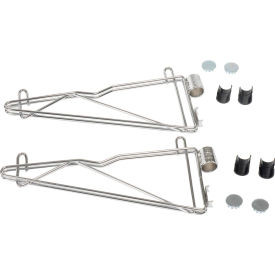 Nexel Chrome, Adjustable Single Shelf Post Bracket, 24"D