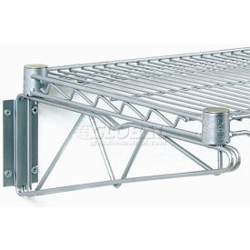 Nexel Chrome, Fixed Single Shelf Wall Mount Bracket, 18"D