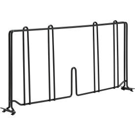Nexel Black Epoxy Divider, 21"D x 8"H