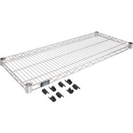 Nexel S1442C Chrome Wire Shelf 42"W x 14"D