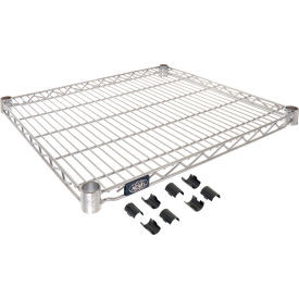 Nexel S2124C Chrome Wire Shelf 24"W x 21"D