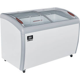 Nexel Ice Cream Freezer, Curved Glass Lid, 49"W