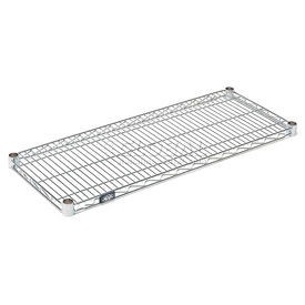 Nexel S1842Z Poly-Z-Brite Wire Shelf 42"W x 18"D