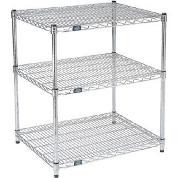 Nexel ESD, 2 Tier, Wire Shelving Starter Unit, 72"W x 14"D x 34"H