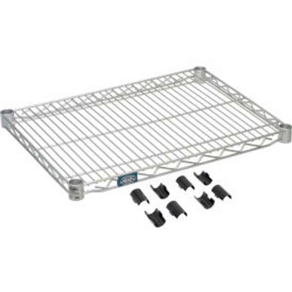 Nexel S1824EP Nexelate Wire Shelf 24"W x 18"D