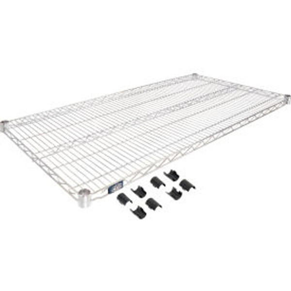 Nexel Chrome Wire Shelf, 48"W x 24"D