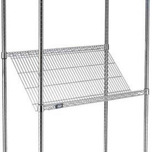 H&O×Nowell Silde-SideShelf 25 Nexel SS2436C Chrome Slant Wire Shelf 36