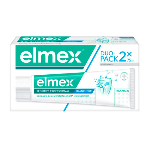 Elmex SENSITIVE PROFESSIONAL GENTLE WHITENING Toothpaste - 2x75ml Elmex SENSITIVE PROFESSIONAL GENTLE WHITENING Toothpaste - 2x75ml