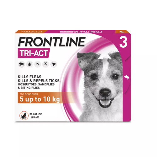 Frontline TRI-ACT Dogs 5-10kg - 3 Pipettes Frontline TRI-ACT Dogs 5-10kg - 3 Pipettes