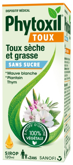 Sanofi Phytoxil Sugar-Free Syrup 120ml Sanofi Phytoxil Sugar-Free Syrup 120ml