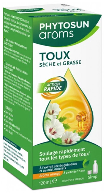 Phytosun Arôms Dry and Productive Cough Syrup 120ml Phytosun Arôms Dry and Productive Cough Syrup 120ml