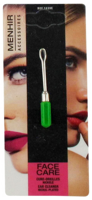 Vitry Menhir Face Care Nickel-Plated Earpick - Colour: Green Vitry Menhir Face Care Nickel-Plated Earpick - Colour: Green