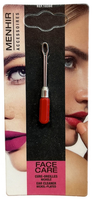 Vitry Menhir Face Care Nickel-Plated Earpick - Colour: Red Vitry Menhir Face Care Nickel-Plated Earpick - Colour: Red