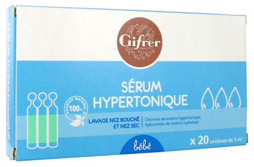 Gifrer Hypertonic Serum 20 Single Doses of 5ml Gifrer Hypertonic Serum 20 Single Doses of 5ml
