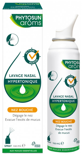 Phytosun Arôms Hypertonic Nasal Cleansing Blocked Nose Spray 100ml Phytosun Arôms Hypertonic Nasal Cleansing Blocked Nose Spray 100ml