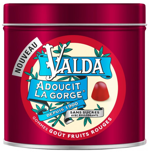Valda Gums Red Fruits Flavour 140g Valda Gums Red Fruits Flavour 140g