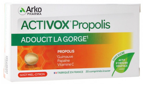 Arkopharma Activox Propolis Tablets to Crunch 20 Tablets Arkopharma Activox Propolis Tablets to Crunch 20 Tablets