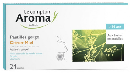 Le Comptoir Aroma Lemon Honey Lozenges 24 Lozenges Le Comptoir Aroma Lemon Honey Lozenges 24 Lozenges