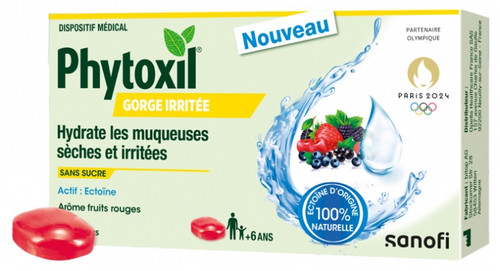 Sanofi Phytoxil Sore Throat red Fruits 16 Lozenges Sanofi Phytoxil Sore Throat red Fruits 16 Lozenges