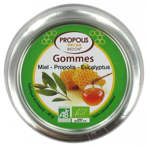 Redon Propolis Eucalyptus Honey Propolis Gums Organic 45g Redon Propolis Eucalyptus Honey Propolis Gums Organic 45g