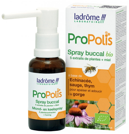 Ladrôme Propolis Oral Spray Organic 30ml Ladrôme Propolis Oral Spray Organic 30ml