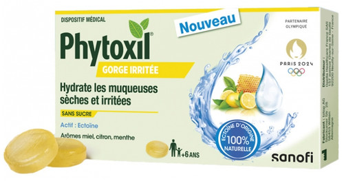 Sanofi Phytoxil Sore Throat Honey Lemon Mint 16 Lozenges Sanofi Phytoxil Sore Throat Honey Lemon Mint 16 Lozenges
