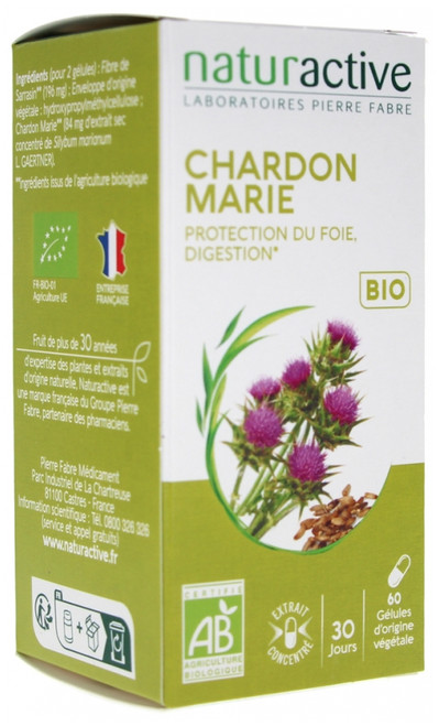 Naturactive Milk Thistle Organic 60 Capsules