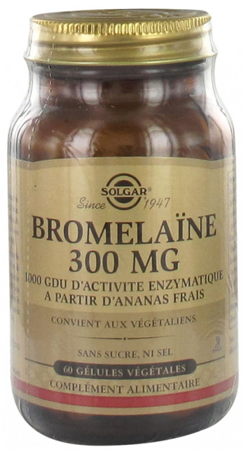 Solgar Bromelain 300mg 60 Vegetable Capsules Solgar Bromelain 300mg 60 Vegetable Capsules