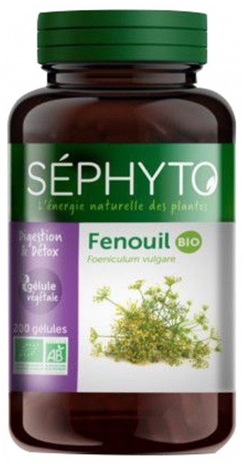Séphyto Digestion & Detox Fennel Organic 200 Capsules