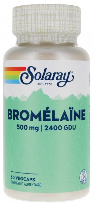 Solaray Bromelain 500mg 60 Vegetable Gel-Caps Solaray Bromelain 500mg 60 Vegetable Gel-Caps