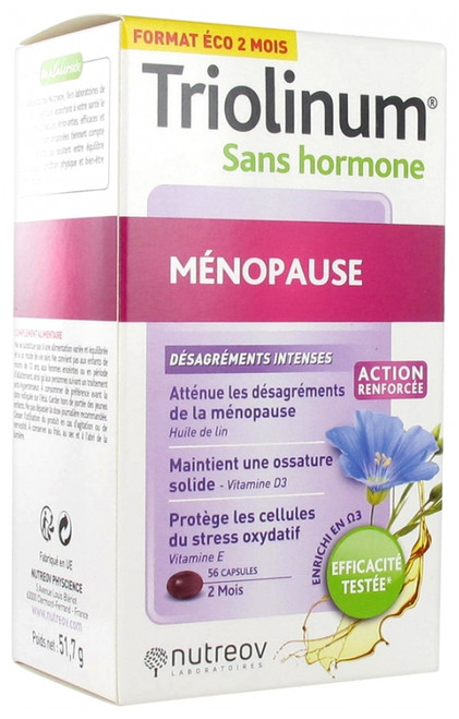 Nutreov Triolinum Without Hormone Menopause 56 Capsules Nutreov Triolinum Without Hormone Menopause 56 Capsules