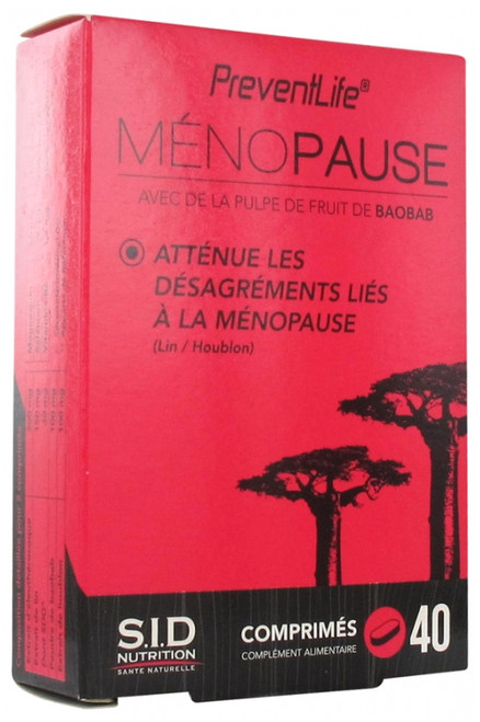 S.I.D Nutrition PreventLife Menopause 40 Tablets S.I.D Nutrition PreventLife Menopause 40 Tablets