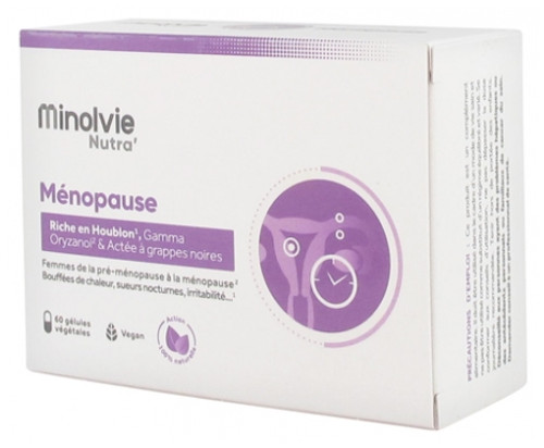 Minolvie Nutra' Menopause 60 Vegetable Capsules Minolvie Nutra' Menopause 60 Vegetable Capsules