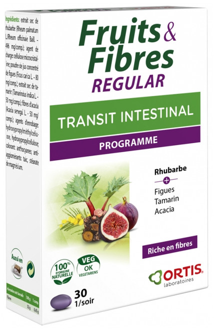 Ortis Fruits & Fibres Regular 30 Tablets Ortis Fruits & Fibres Regular 30 Tablets