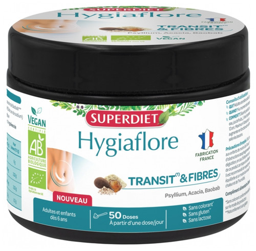 Superdiet Hygiaflore Transit & Fibers Organic 184 g Superdiet Hygiaflore Transit & Fibers Organic 184 g