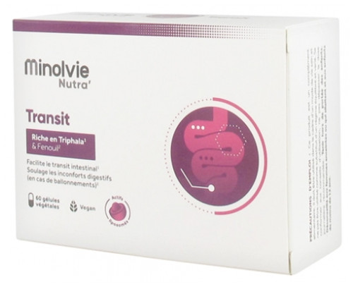 Minolvie Nutra' Transit 60 Vegetable Capsules Minolvie Nutra' Transit 60 Vegetable Capsules
