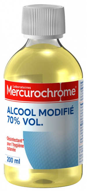 Mercurochrome Modified Alcohol 70% 200ml Mercurochrome Modified Alcohol 70% 200ml