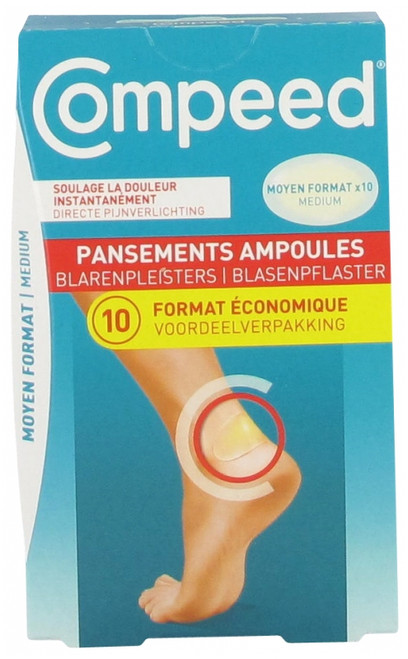 Compeed Blisters Plasters Medium Size 10 Plasters Compeed Blisters Plasters Medium Size 10 Plasters