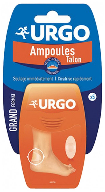 Urgo Heel Blisters Treatment 5 Large Size Dressings Urgo Heel Blisters Treatment 5 Large Size Dressings