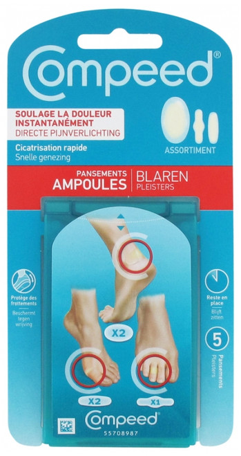 Compeed Blisters Assortment 5 Plasters Compeed Blisters Assortment 5 Plasters