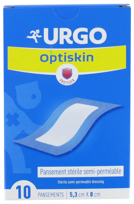 Urgo Optiskin Semi-Permeable Sterile Dressing 5,3 x 8cm 10 Dressings Urgo Optiskin Semi-Permeable Sterile Dressing 5,3 x 8cm 10 Dressings