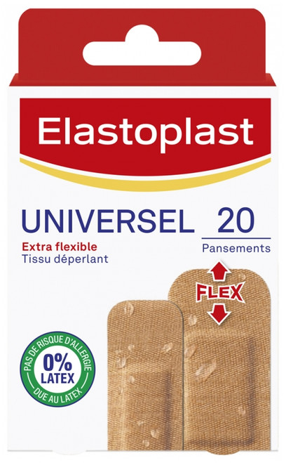 Elastoplast Universal Plaster Flex 20 Plasters 2 Sizes Elastoplast Universal Plaster Flex 20 Plasters 2 Sizes