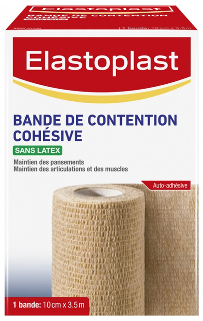 Elastoplast Cohesive Compression Bandage 10cm x 3,5m - Colour: Flesh Elastoplast Cohesive Compression Bandage 10cm x 3,5m - Colour: Flesh