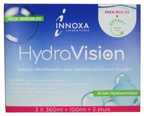 Laboratoire Innoxa Multifunction Solution for Soft Contact Lenses Eco Pack 3 x 360 ml + 100 ml Laboratoire Innoxa Multifunction Solution for Soft Contact Lenses Eco Pack 3 x 360 ml + 100 ml