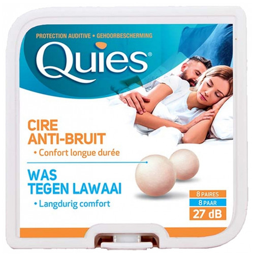 Quies Anti-Noise Wax Earing Protection 8 Pairs Quies Anti-Noise Wax Earing Protection 8 Pairs