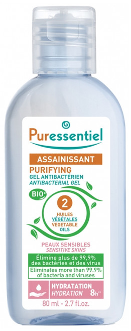 Puressentiel Purifying Antibacterial Gel with 2 Vegetable Oils 80ml Puressentiel Purifying Antibacterial Gel with 2 Vegetable Oils 80ml