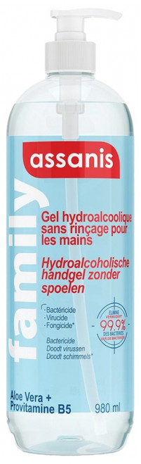 Assanis Family Antibacterial Gel 980ml