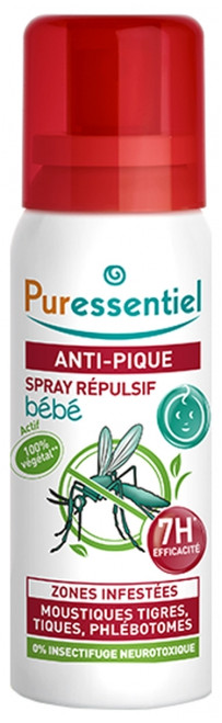 Puressentiel Anti-Sting Spray 7H Baby 60ml Puressentiel Anti-Sting Spray 7H Baby 60ml